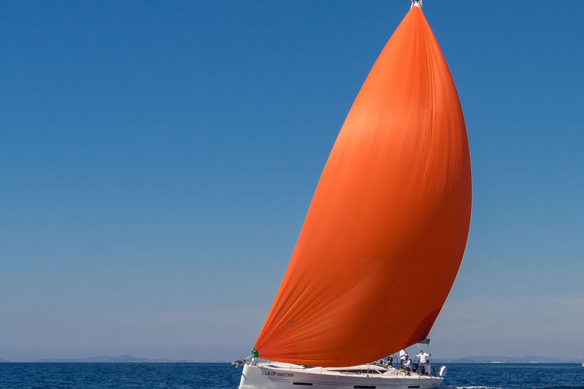Exterior view of Lia Of Sweden, a More Boats More 55 sailboat at Grad Kaštela, Croatia