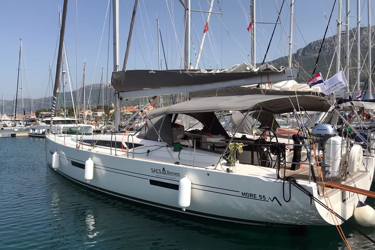 Lia Of Sweden, a More Boats More 55 sailboat at Grad Kaštela, Croatia