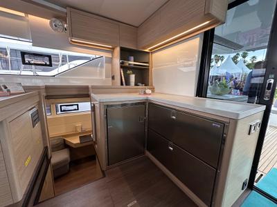 Galley of Ocean Pearl, a Lagoon 51 catamaran at Split, Croatia