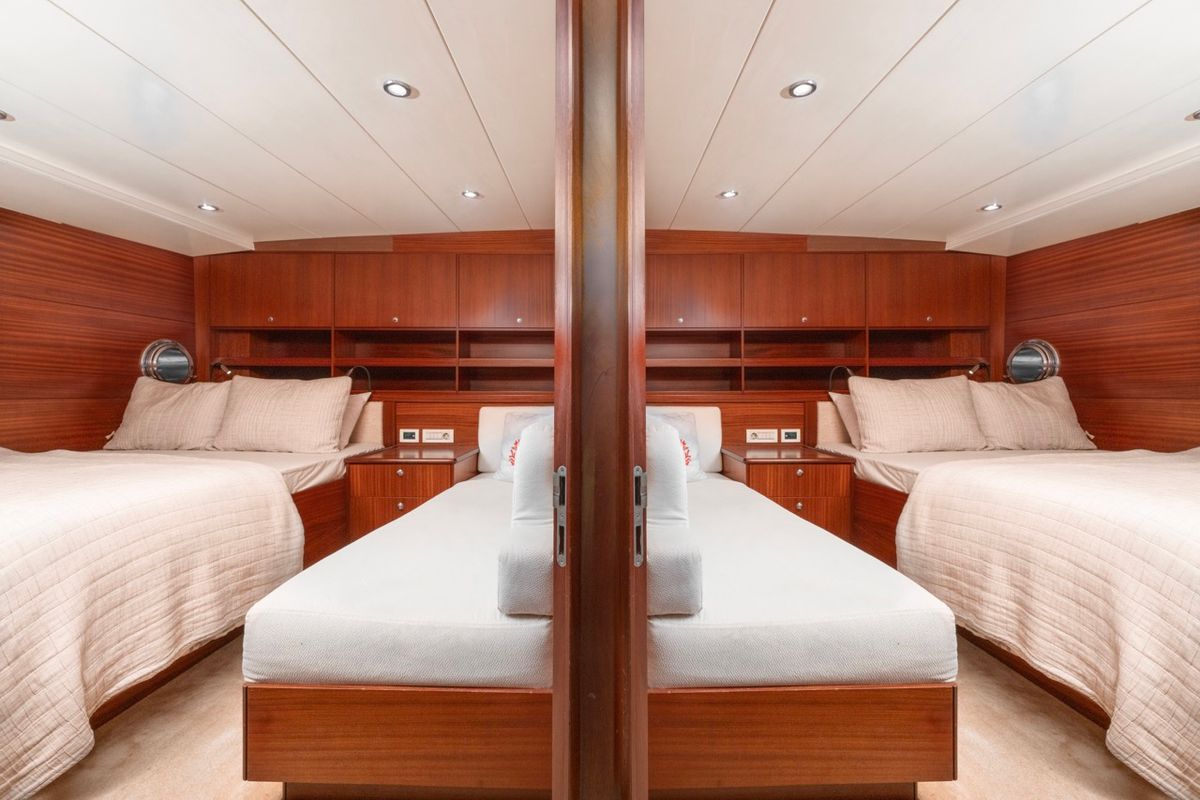 Cabin on Lucky You, a Gulet Custom built 183 yacht at Bodrum, Turkey