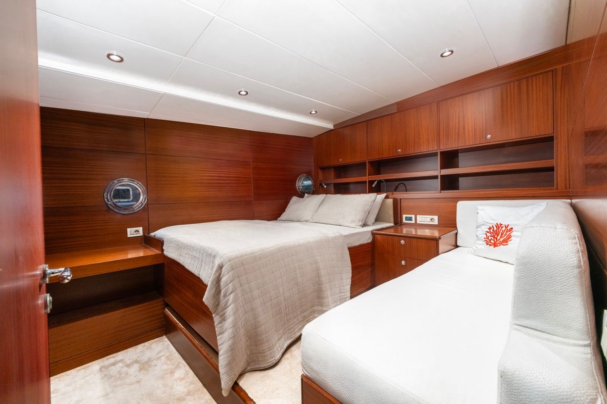 Cabin on Lucky You, a Gulet Custom built 183 yacht at Bodrum, Turkey
