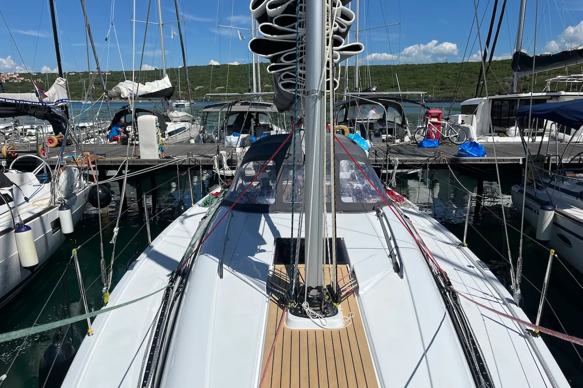 Just B!, a Dehler 38 SQ sailboat at Punat, Croatia