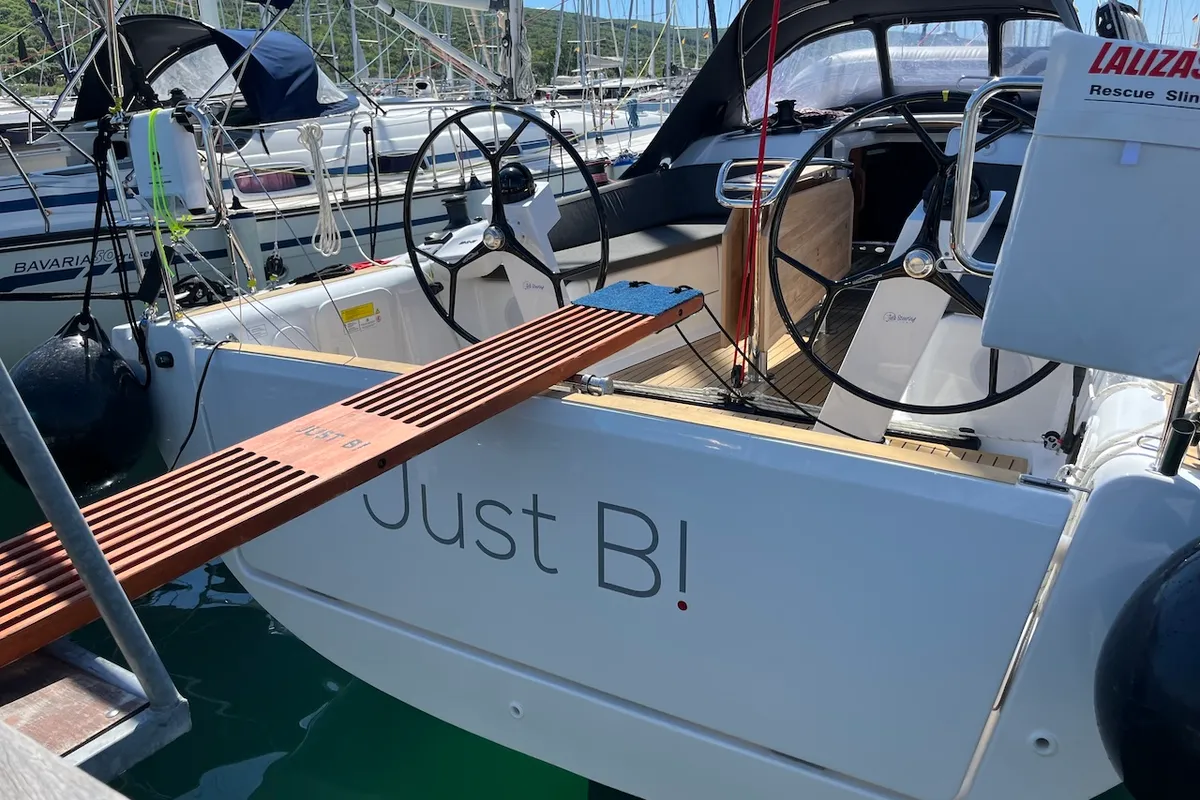 Just B!, a Dehler 38 SQ sailboat at Punat, Croatia
