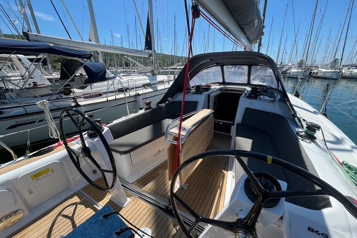Just B!, a Dehler 38 SQ sailboat at Punat, Croatia