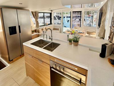 Galley of Friendship, a Bali 4.6 catamaran at Primošten, Croatia