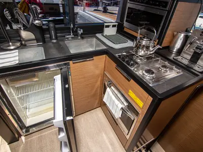 Galley of Sol Invictus VIP-Equipped, a Lagoon 40 catamaran at Preveza, Greece