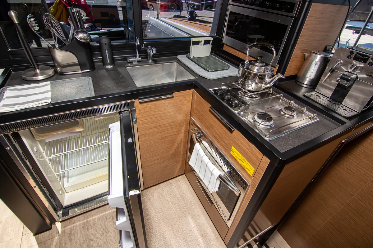 Galley of Sol Invictus VIP-Equipped, a Lagoon 40 catamaran at Preveza, Greece