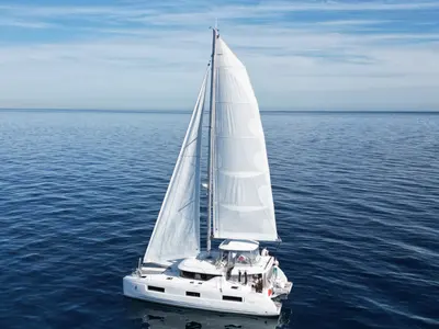 Frieda, a Lagoon 46 catamaran at Općina Rogoznica, Croatia