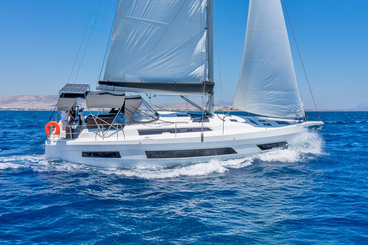 Grace, a Dufour 41 sailboat at Athens, Greece