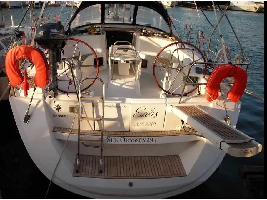 EALIS, a Jeanneau Sun Odyssey 49i sailboat at Athens, Greece