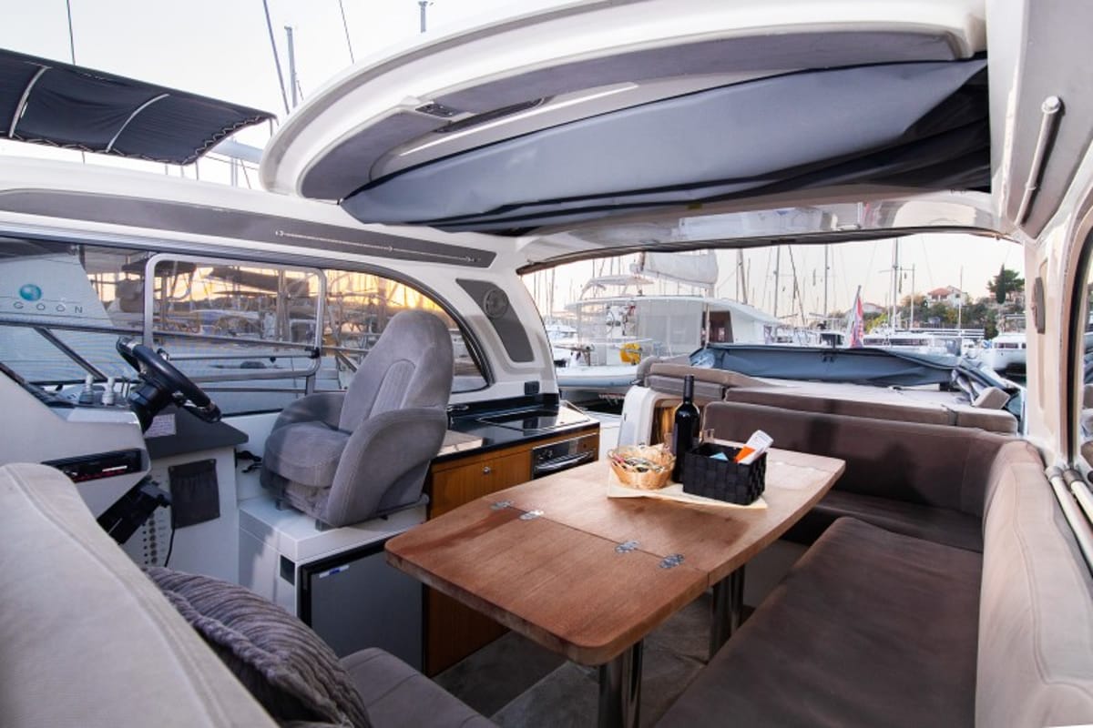 Aurora, a Marex 320 ACC yacht at Grad Šibenik, Croatia