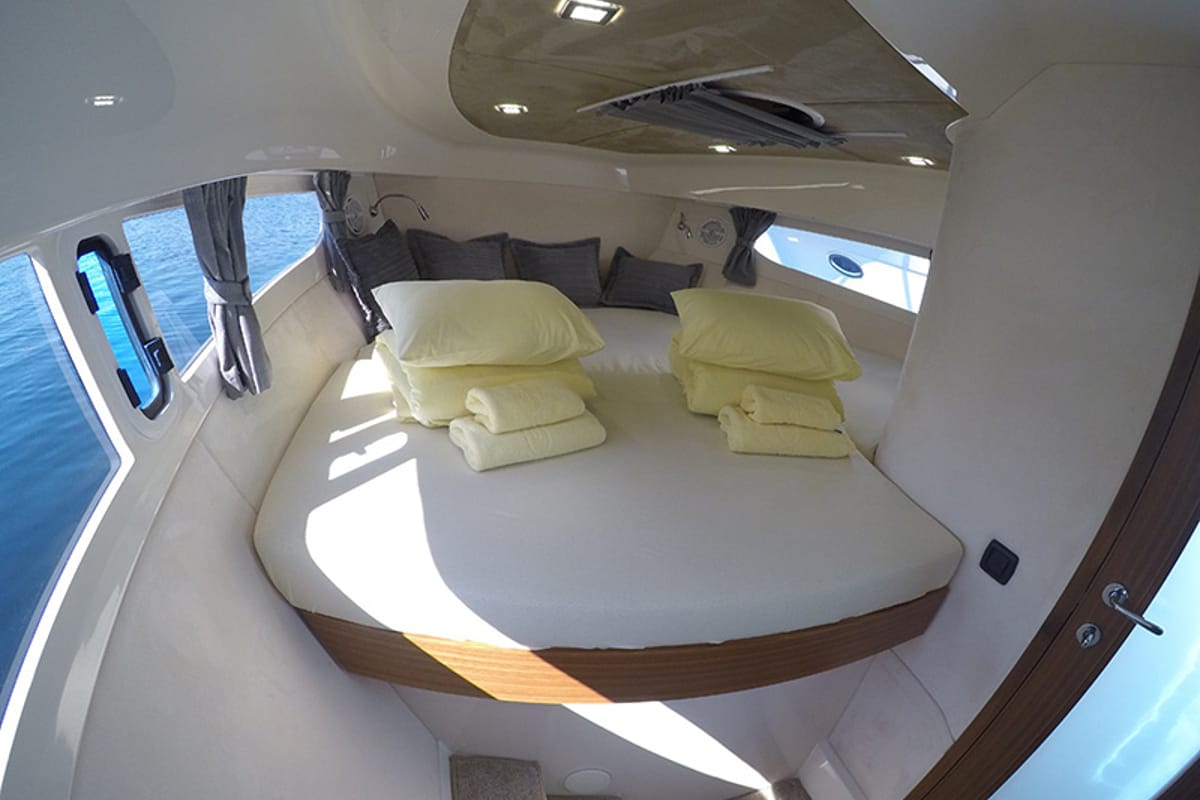 Aurora, a Marex 320 ACC yacht at Grad Šibenik, Croatia