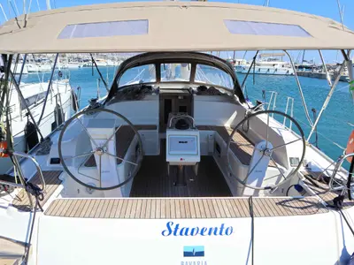 STAVENTO, a Bavaria Bavaria Cruiser 46 sailboat at Kontokali, Greece