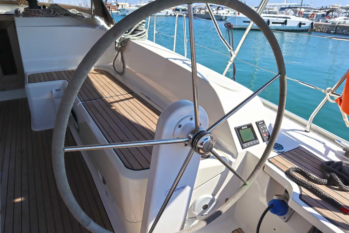 STAVENTO, a Bavaria Bavaria Cruiser 46 sailboat at Kontokali, Greece