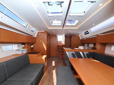 Salon of Naltoya, a Bavaria C50 Style sailboat at Grad Biograd na Moru, Croatia