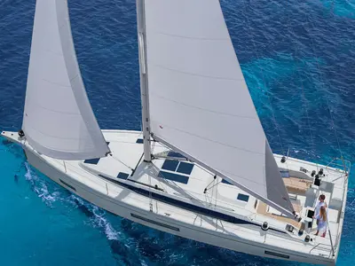 Sueno, a Bavaria C46 sailboat at Fethiye, Turkey