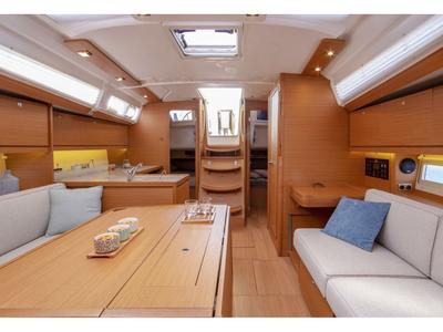 Ino, a Dufour 390 Grand Large sailboat at Athens, Greece