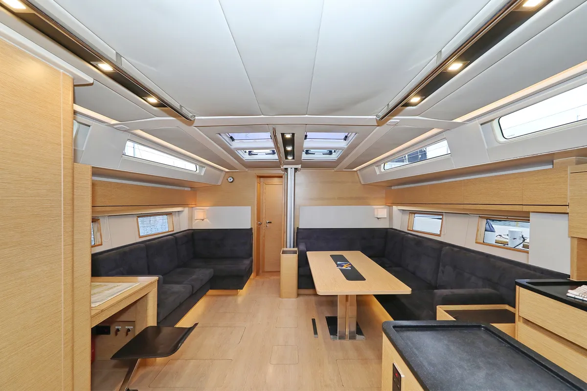 Salon of Moje, a Hanse Yachts Hanse 548 sailboat at Grad Trogir, Croatia