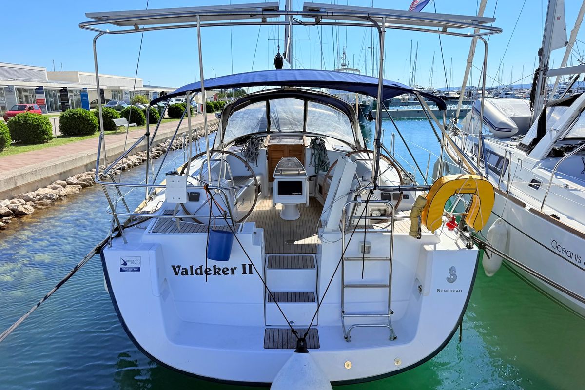 Valdeker II, a Beneteau Oceanis 43 sailboat at Općina Sukošan, Croatia