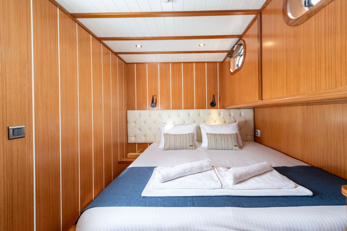 Cabin on Gozdem The One, a Gulet Custom built 183 yacht at Bodrum, Turkey