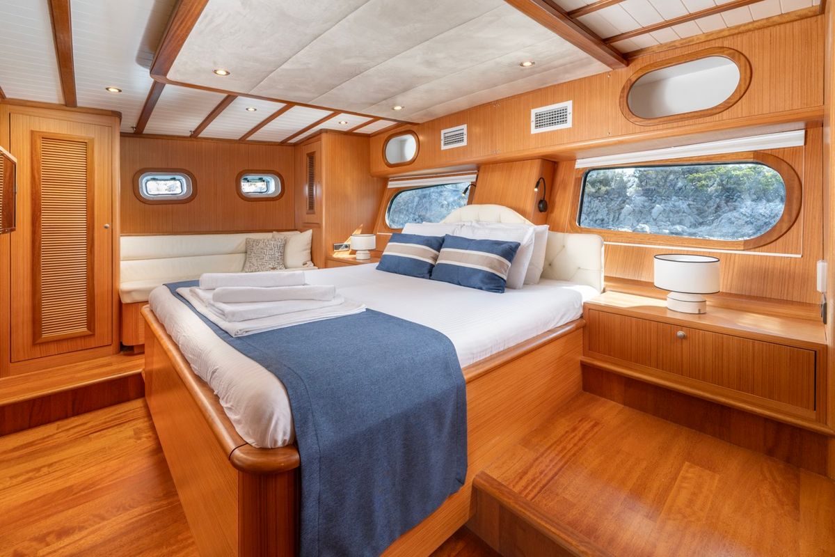 Cabin on Gozdem The One, a Gulet Custom built 183 yacht at Bodrum, Turkey