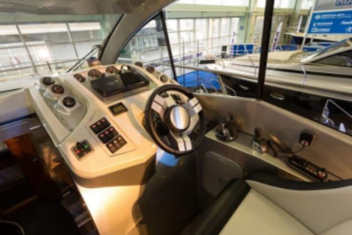 Cockpit of Marta VI, a Grginić jahte Mirakul 40 yacht at Split, Croatia