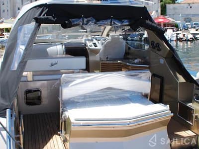 Deck of Marta VI, a Grginić jahte Mirakul 40 yacht at Split, Croatia