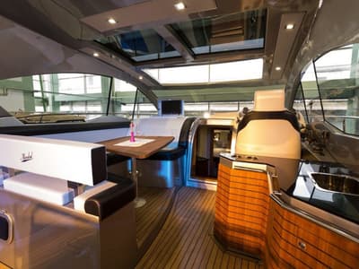 Salon of Marta VI, a Grginić jahte Mirakul 40 yacht at Split, Croatia