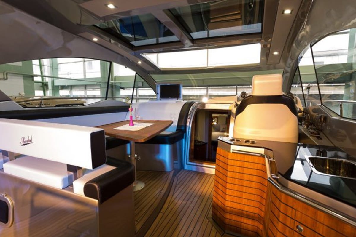 Salon of Marta VI, a Grginić jahte Mirakul 40 yacht at Split, Croatia