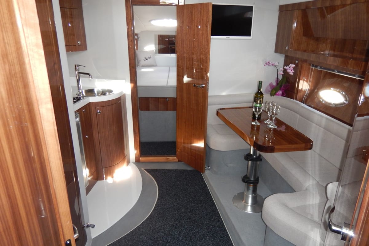 Salon of Marta VI, a Grginić jahte Mirakul 40 yacht at Split, Croatia