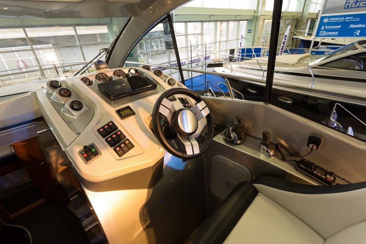 Cockpit of Marta VI, a Grginić jahte Mirakul 40 yacht at Split, Croatia