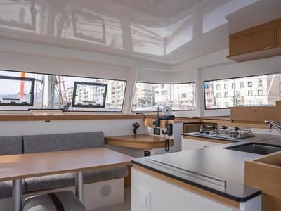 Galley of Adva, a Excess 11 catamaran at Toulon, France