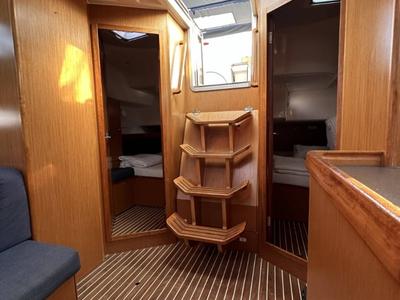 Salon of Leonidas, a Bavaria Cruiser 46 sailboat at Municipal Unit of Lefkada, Greece