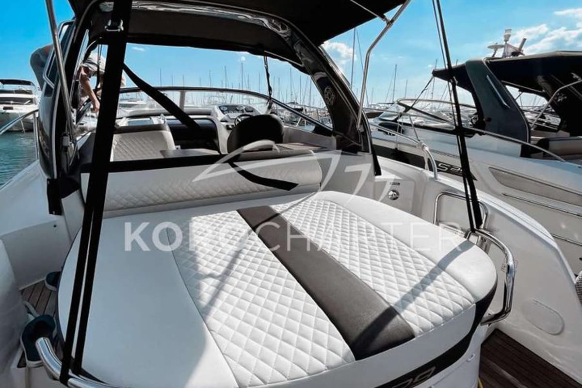Coco, a Bavaria S29 motorboat at Punat, Croatia