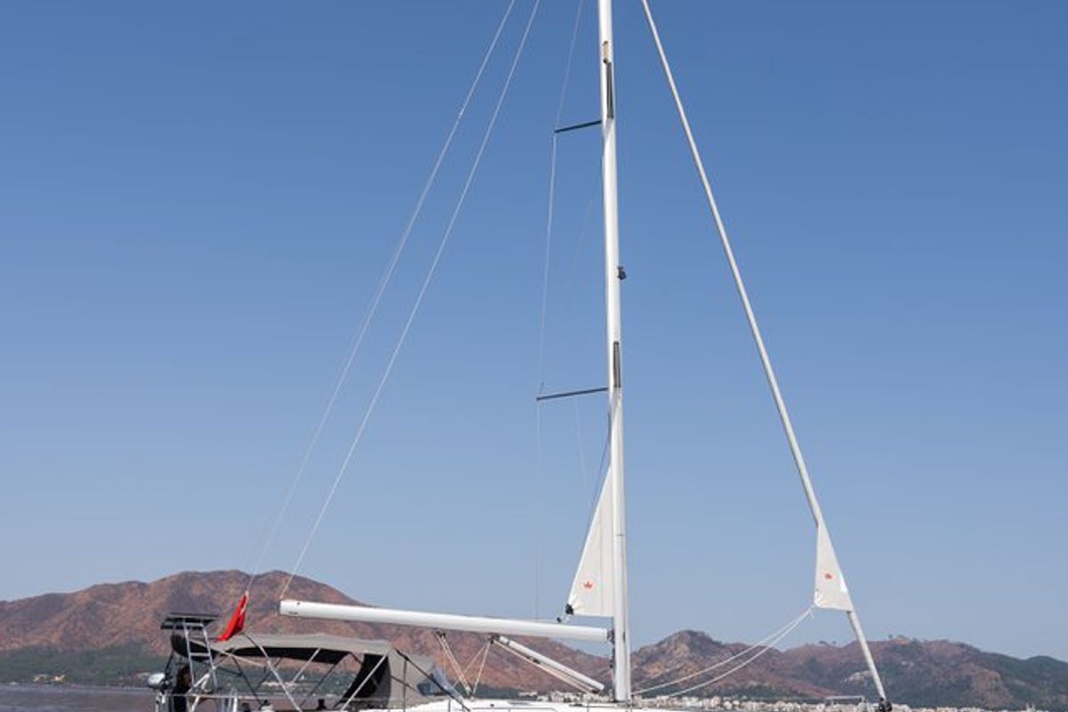 Leisure, a Bavaria Cruiser 46 sailboat at Marmaris, Turkey