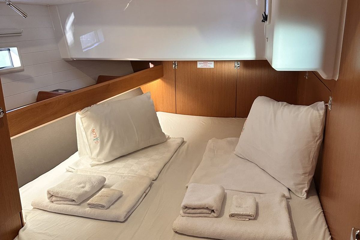 Leisure, a Bavaria Cruiser 46 sailboat at Marmaris, Turkey