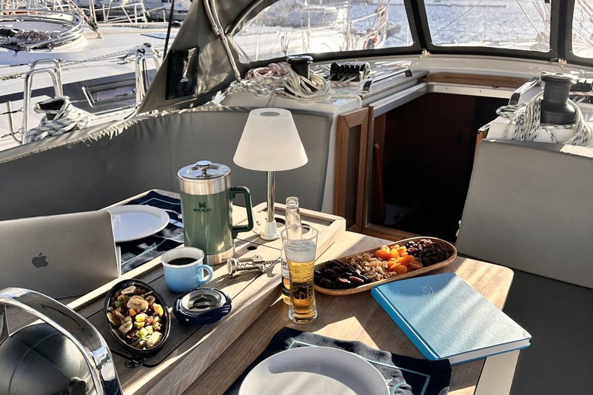Leisure, a Bavaria Cruiser 46 sailboat at Marmaris, Turkey