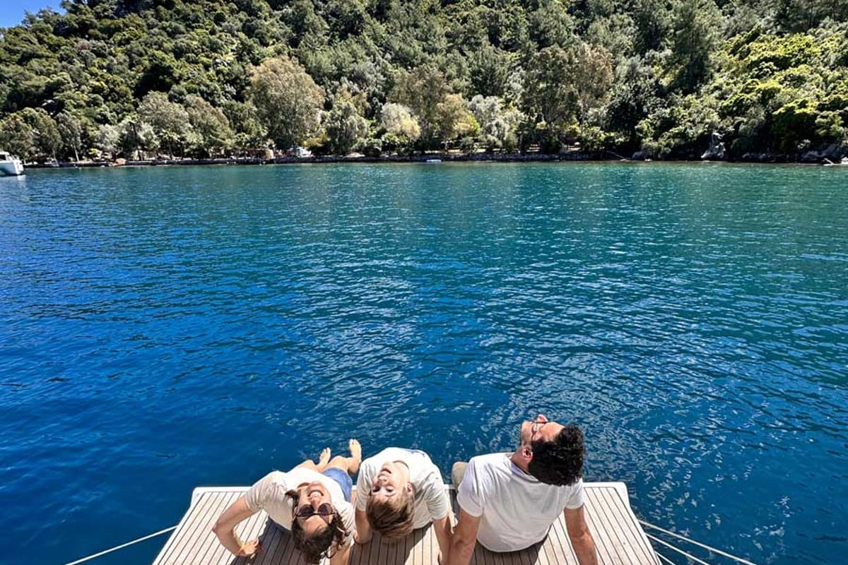 Leisure, a Bavaria Cruiser 46 sailboat at Marmaris, Turkey