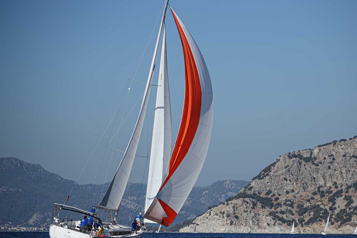 Leisure, a Bavaria Cruiser 46 sailboat at Marmaris, Turkey