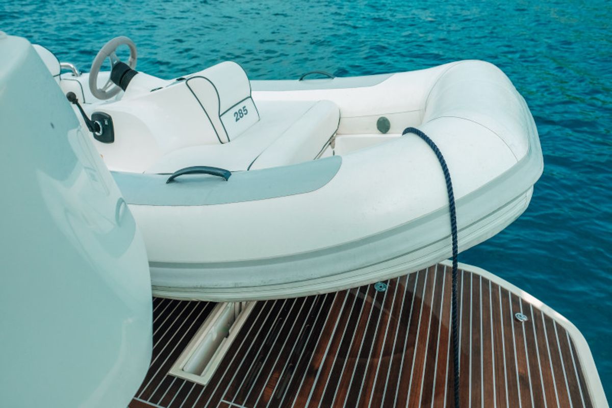 Blizzard, a Beneteau Monte Carlo 5 motorboat at Seget Donji, Croatia