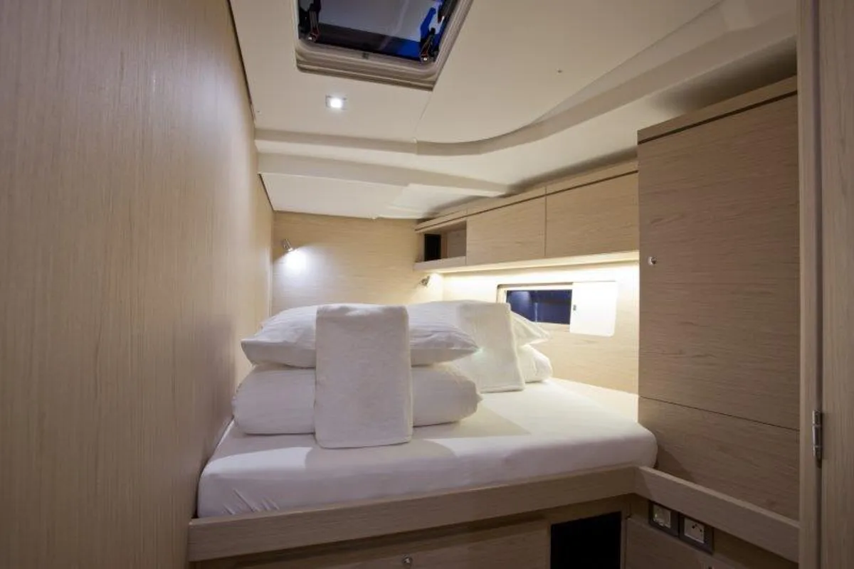 Cabin on MYRDIA, a Beneteau Oceanis 51.1 sailboat at Athens, Greece