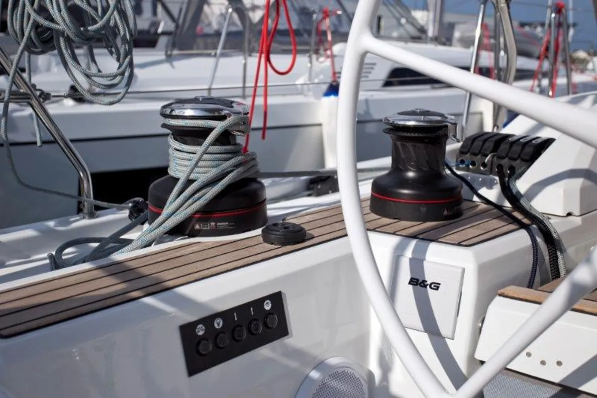 MYRDIA, a Beneteau Oceanis 51.1 sailboat at Athens, Greece