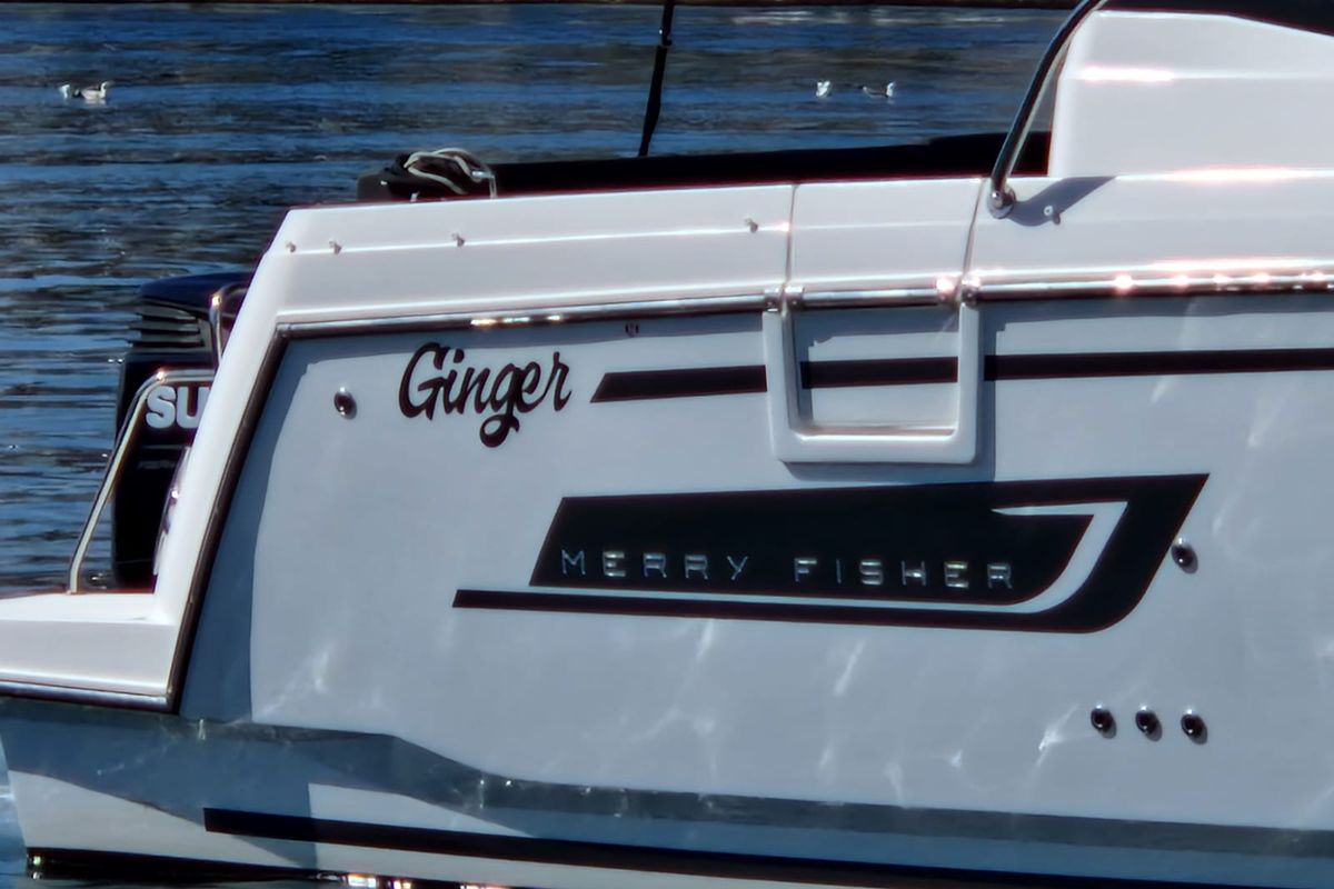 Ginger, a Jeanneau Merry Fisher 1095 motorboat at Zadar, Croatia