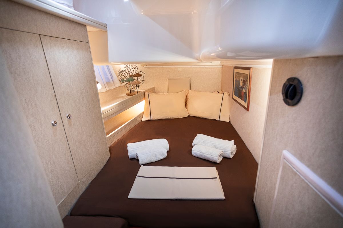 Cabin on Sofia Star 1, a Ocean Star 51.2 sailboat at Marina Delta Kallithea, Greece