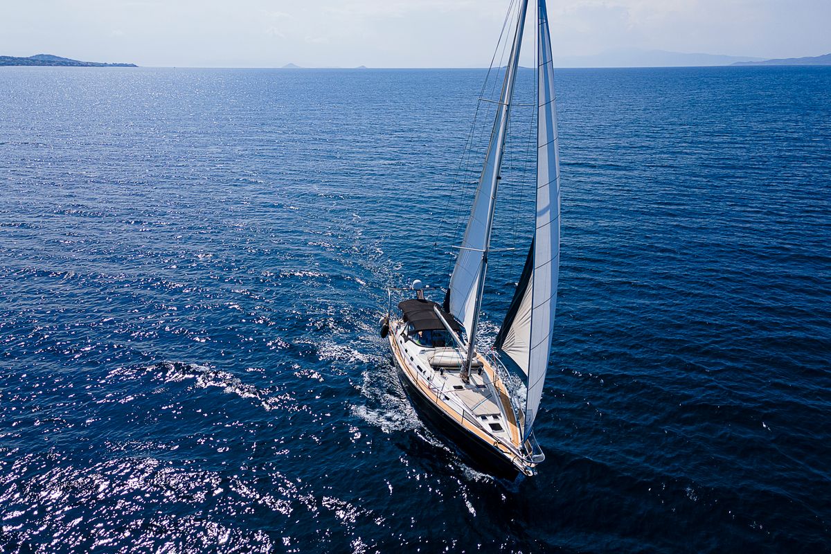 Exterior view of Sofia Star 1, a Ocean Star 51.2 sailboat at Marina Delta Kallithea, Greece