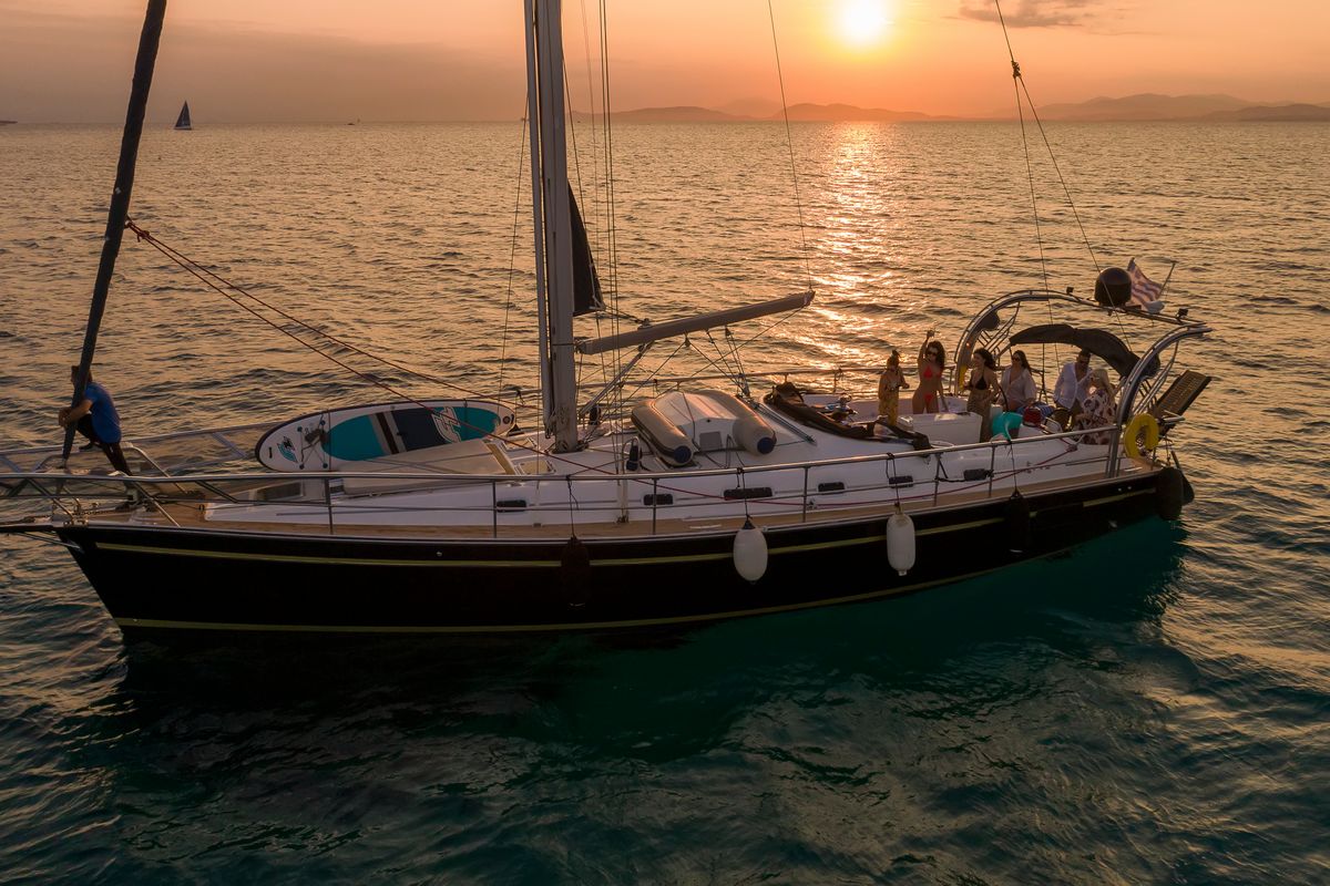 Exterior view of Sofia Star 1, a Ocean Star 51.2 sailboat at Marina Delta Kallithea, Greece