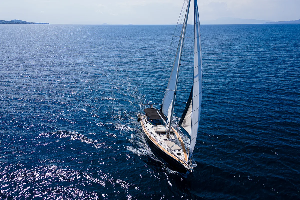 Exterior view of Sofia Star 1, a Ocean Star 51.2 sailboat at Marina Delta Kallithea, Greece