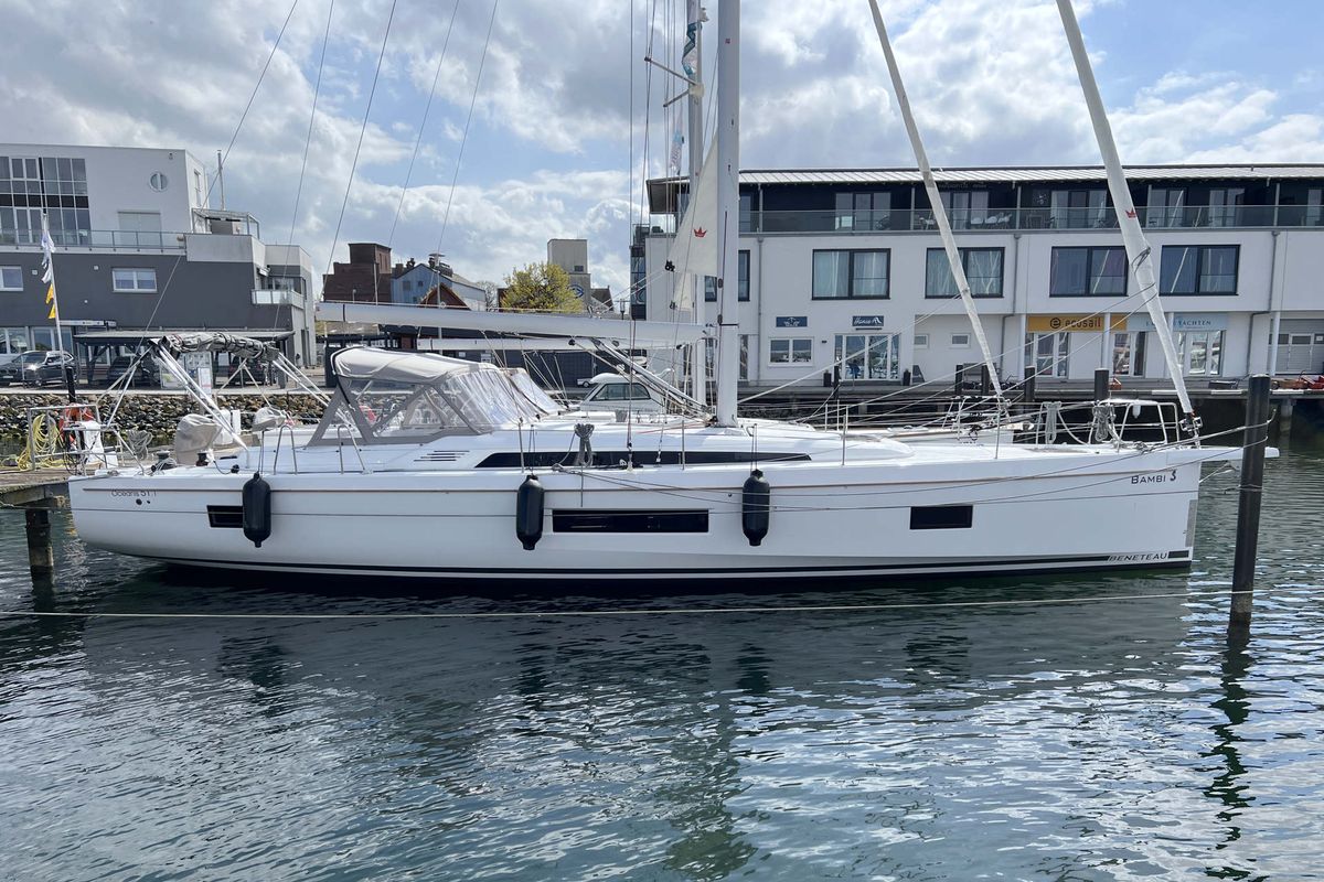 Exterior view of Bambi, a Beneteau Oceanis 51.1 sailboat at Punat, Croatia