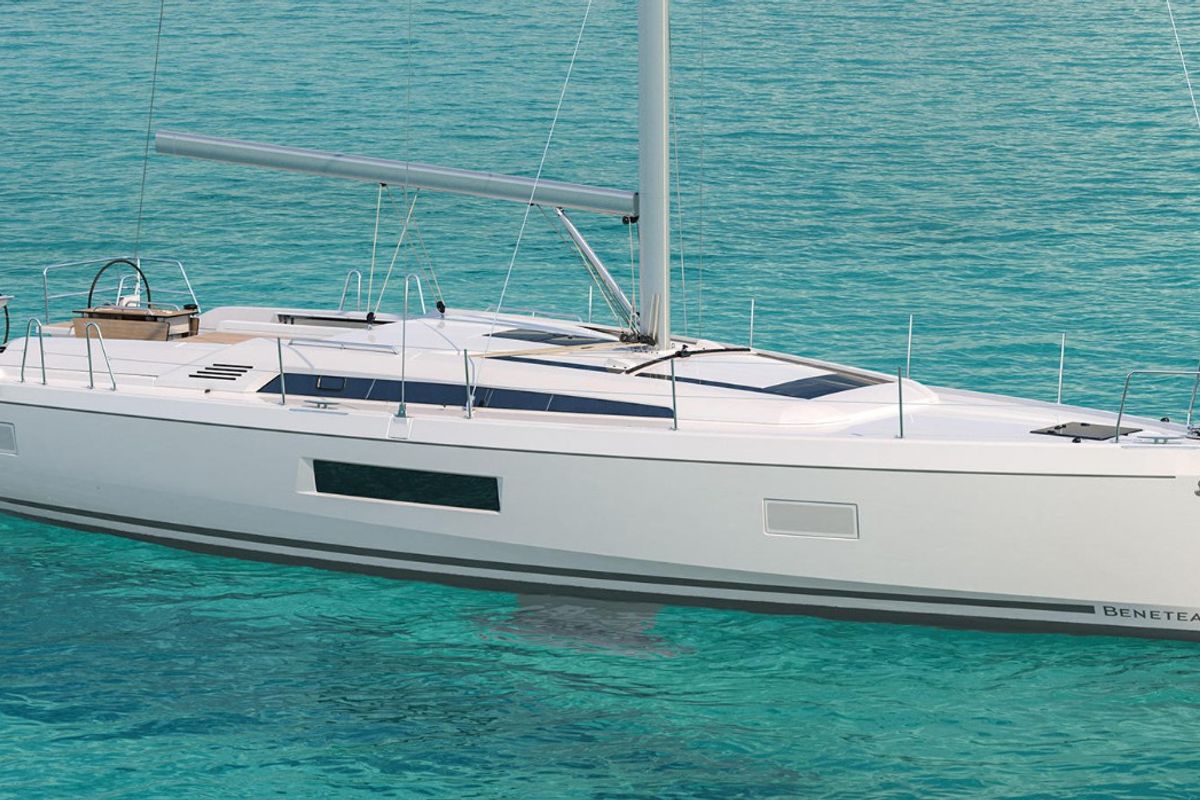 Exterior view of Bambi, a Beneteau Oceanis 51.1 sailboat at Punat, Croatia
