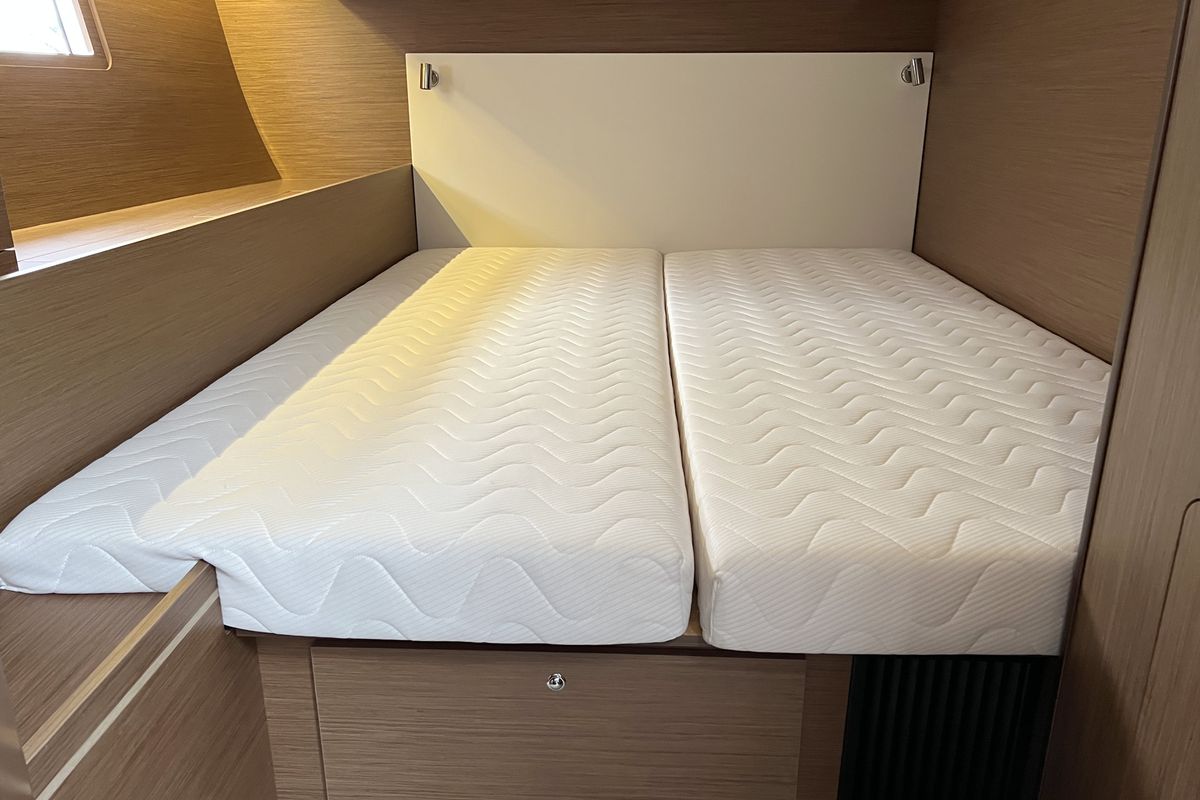 Cabin on Bambi, a Beneteau Oceanis 51.1 sailboat at Punat, Croatia